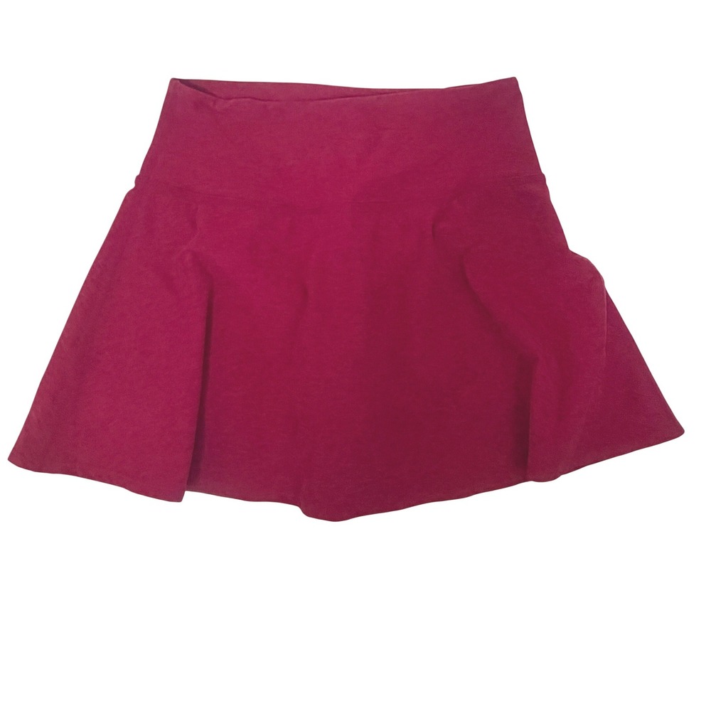 Beyond Yoga Spacedye Skort Womens Small Pink Excellent High Waisted Athletic